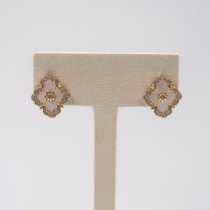 Gold Kali Light Diamond Studs