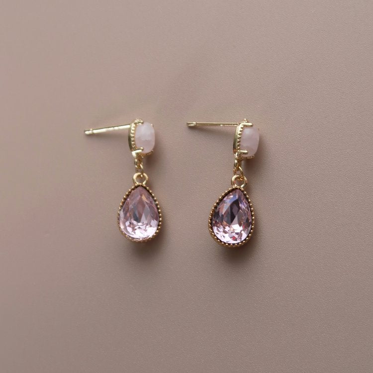 Rose Pink Gemstone Drops